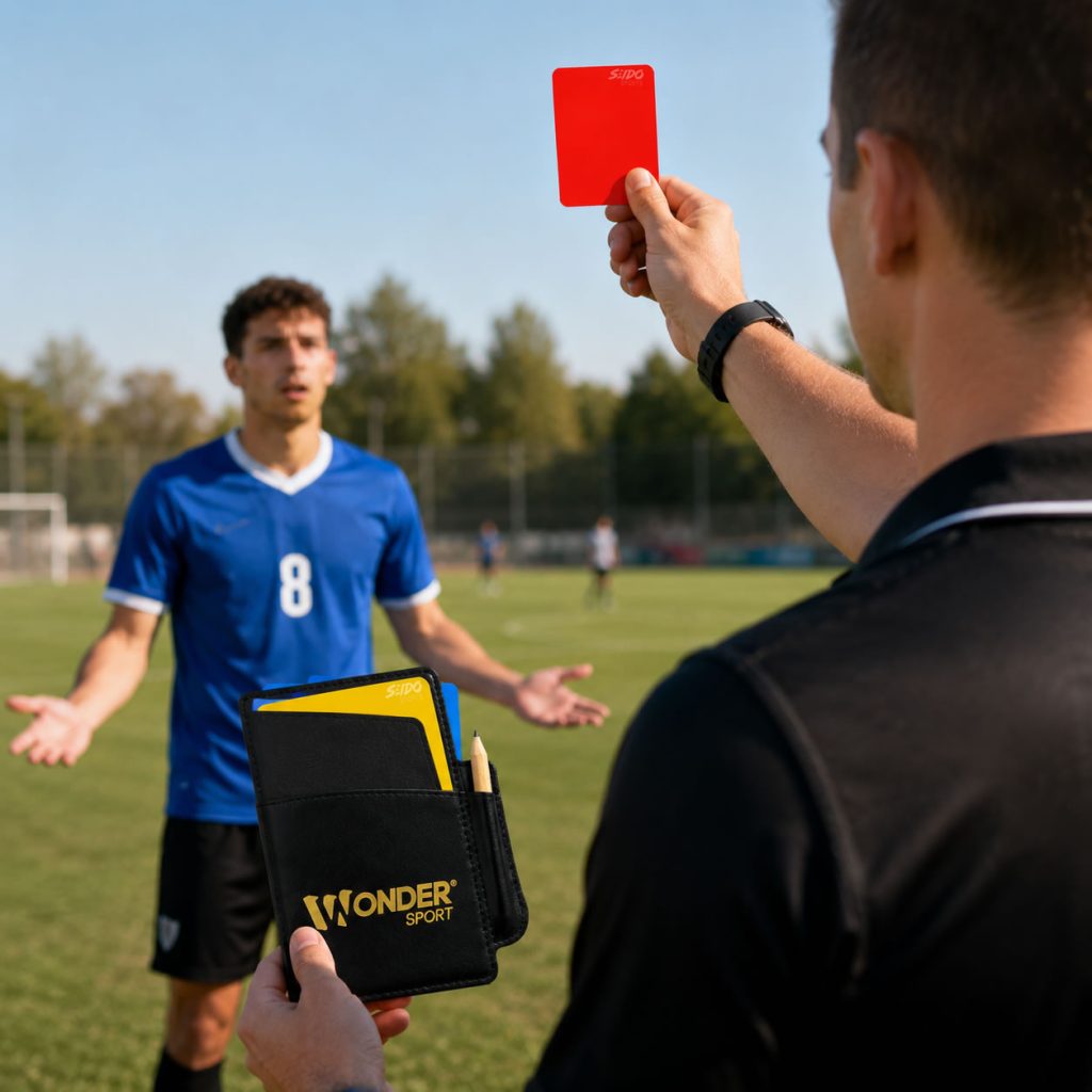 Tarjetas Arbitro Juez Libretas Arbitraje Amarilla Azul Roja