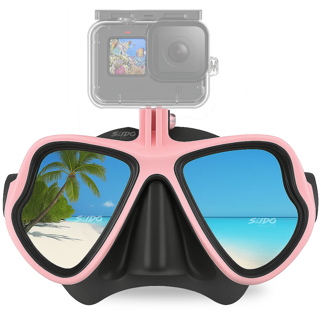 Careta Buceo Gafas Natación Mascara Soporte Cámara Go Pro