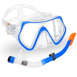 Set De Careta Y Snorkel Swimmer Kit Natación Buceo Silicona