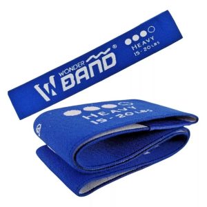 Bandas Elástica Tela Resistencia Wonder Azul 15-20lb Fuerte