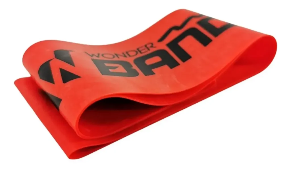 Bandas Elástica Resistencia Wonder Roja Pilates 5 Lb Suave