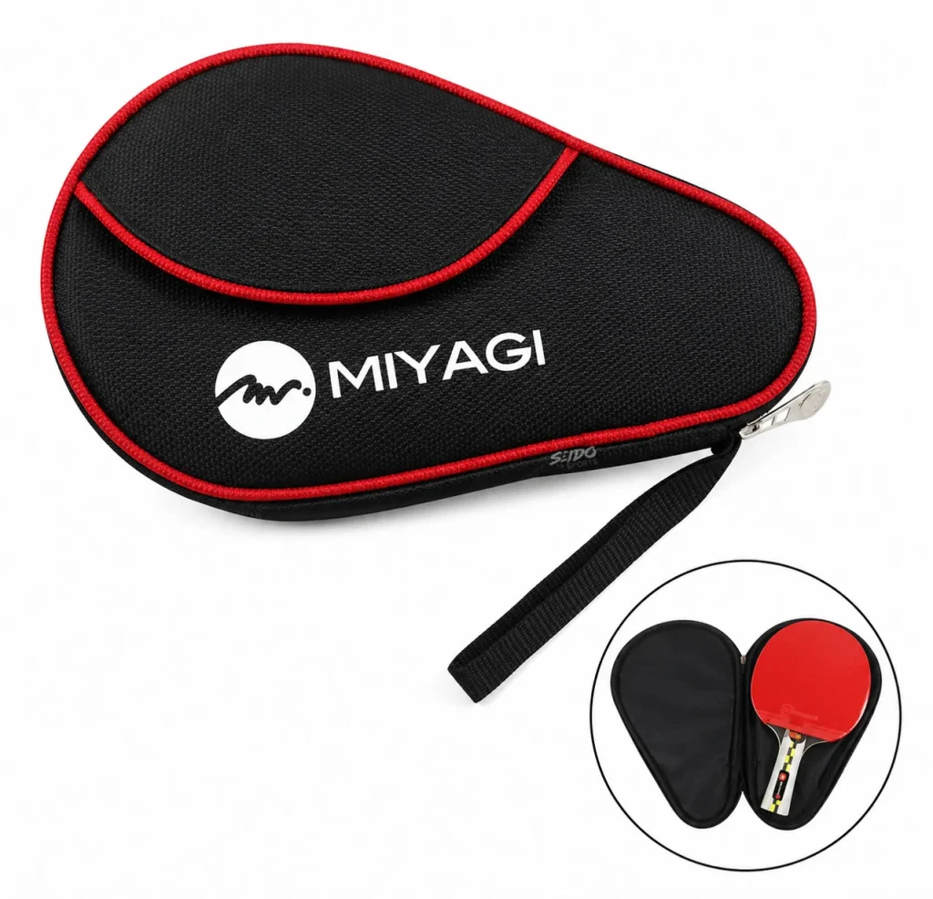 Estuche Para Raqueta Ping Pong Tenis De Mesa Forro Miyagi