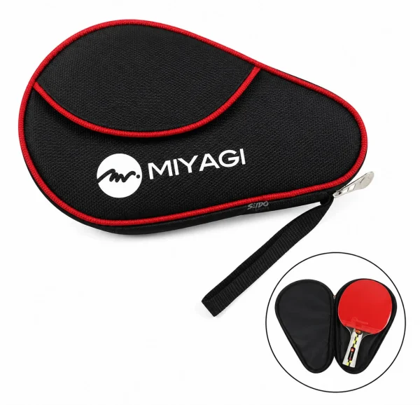 Estuche Para Raqueta Ping Pong Tenis De Mesa Forro Miyagi