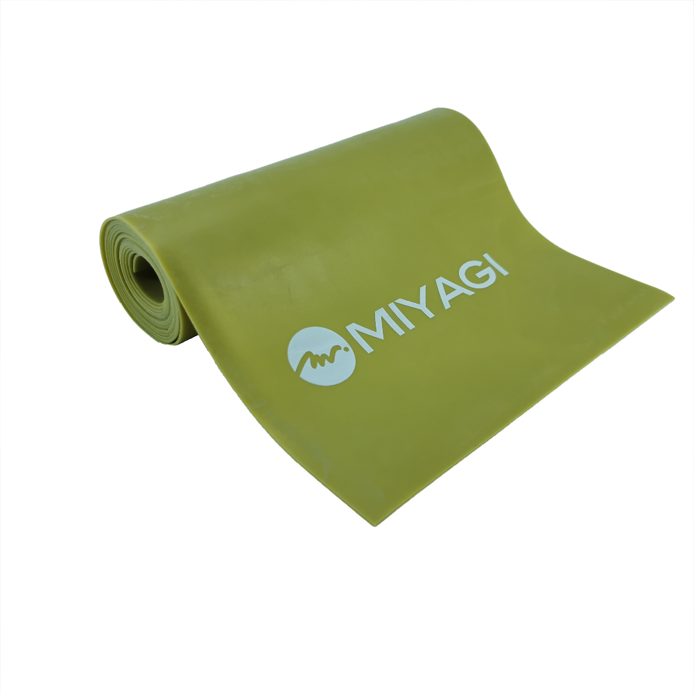 Bandas Plana Elástica Resistencia Teraband Dorada 0,90 Mm