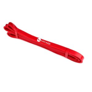Bandas Poder Elástica Roja Miyagi Resistencia Nivel 1 8-10kg