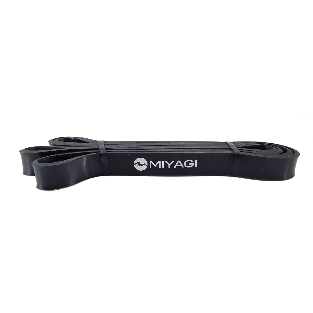 Bandas Poder Elástica Negra Miyagi Resistencia # 2 10 – 12kg