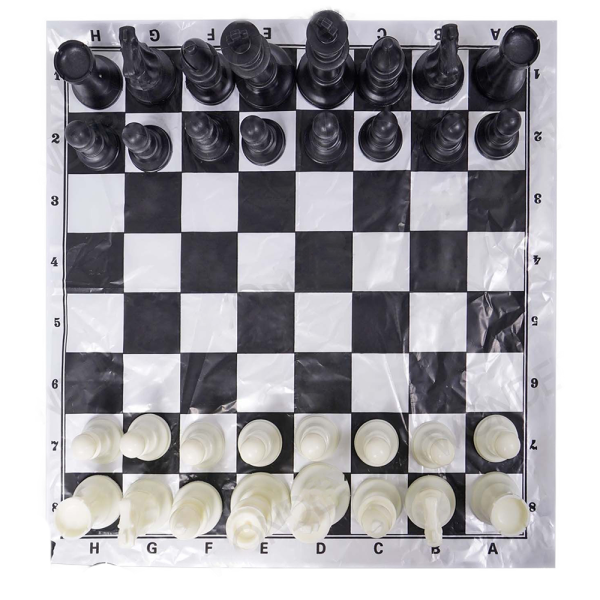 Ajedrez Juego De Mesa Plegable 40 Cm X 40 Cm Con Bolsa