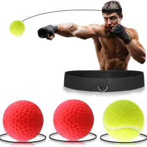 Bola Entrenamiento Boxeo Reflejos Balón Cabeza 3 Niveles