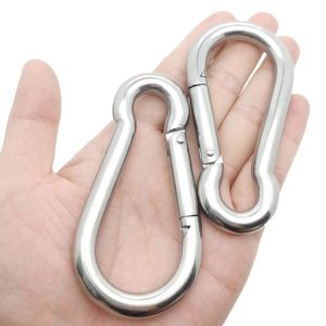 Mosquetón Con Seguro Automático De Gancho 12 Cm Alpinista