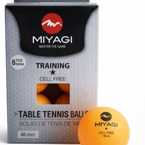 Pelotas Tenis Mesa Bolas Ping Pong 1 Stars Miyagi Naranja