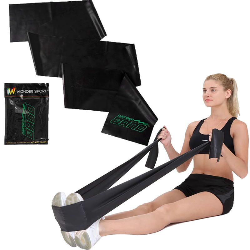 Bandas Theraband Resistencia Negra 1.5 M Ejercicio Terapia