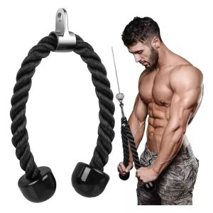 Lazo Cuerda Tríceps Bíceps Gimnasio Profesional Multifuerza