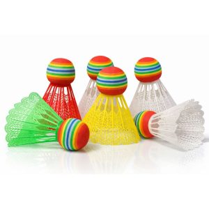 Gallitos Plumas Volantes Para Badminton X 6 unidades