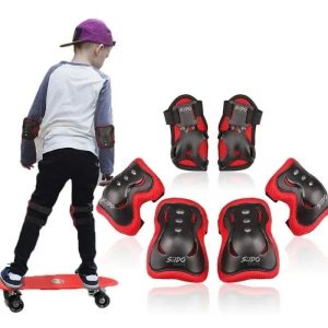 Kit Protección Patinaje Set Codera Muñequera Rodillera Niños