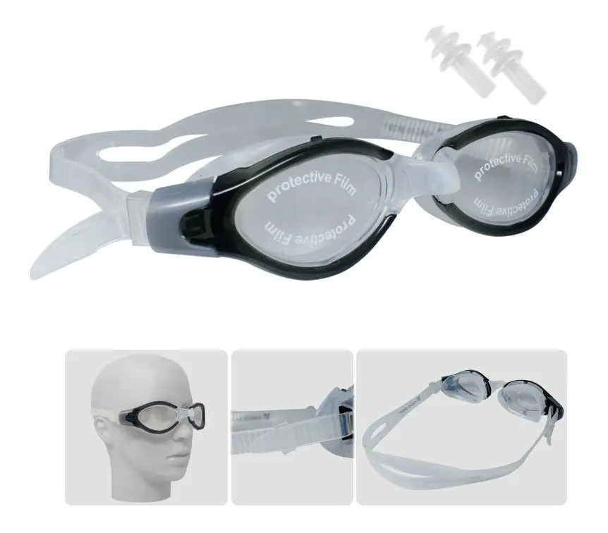 Gafas De Natación Lentes Piscina + Tapa Oídos + Estuche