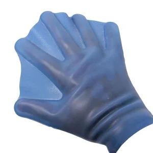 Par Guantes De Natación Niños Aletas Mano Paleta Silicona