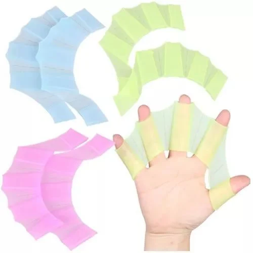 Aletas De Mano Paletas En Silicona Para Natación Entrenamiento