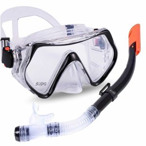 Set De Careta Y Snorkel Swimmer Kit Natación Buceo Silicona