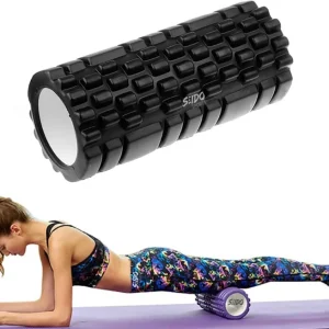 Rodillo Roller Foam Espuma Grabado Yoga Pilates Gym 30 X 8cm - Azul