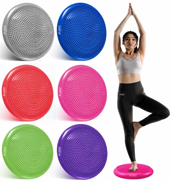 Balón Inestable Cojín Mini Bosu Equilibrio Yoga Pilates Gym