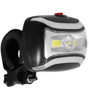Linterna Bicicleta Luz Led Seguridad Con Soporte