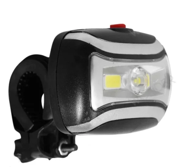 Linterna Bicicleta Luz Led Seguridad Con Soporte