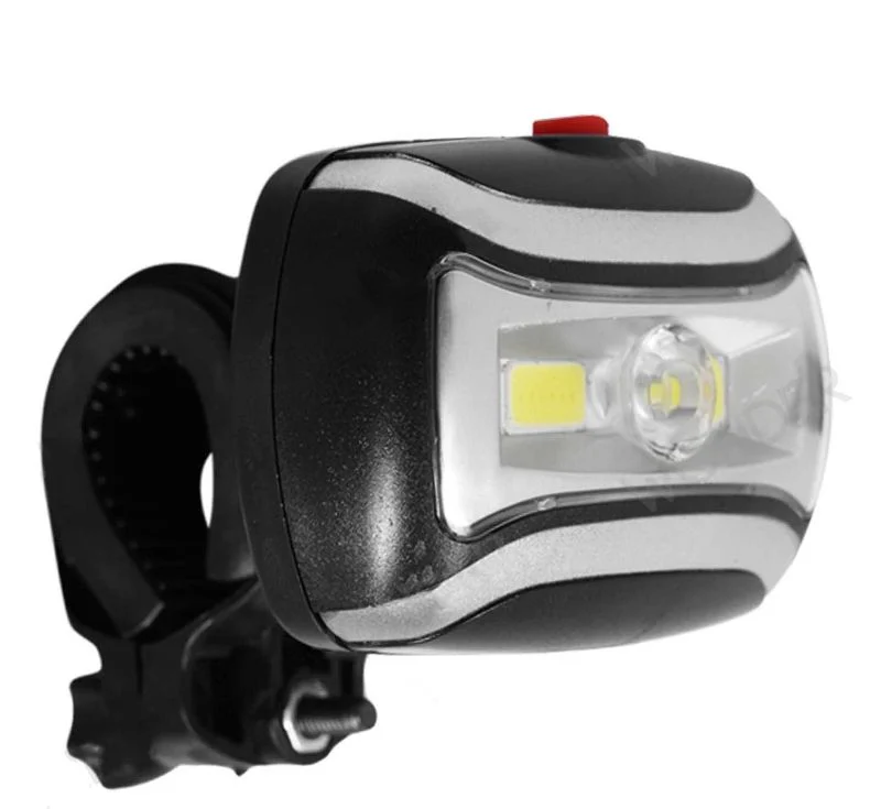 Linterna Bicicleta Luz Led Seguridad Con Soporte
