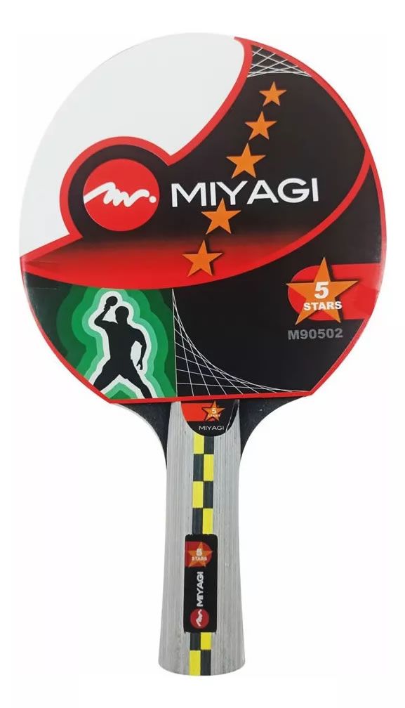 Raqueta Ping Pong Tenis De Mesa Miyagi 5 Stars Profesional