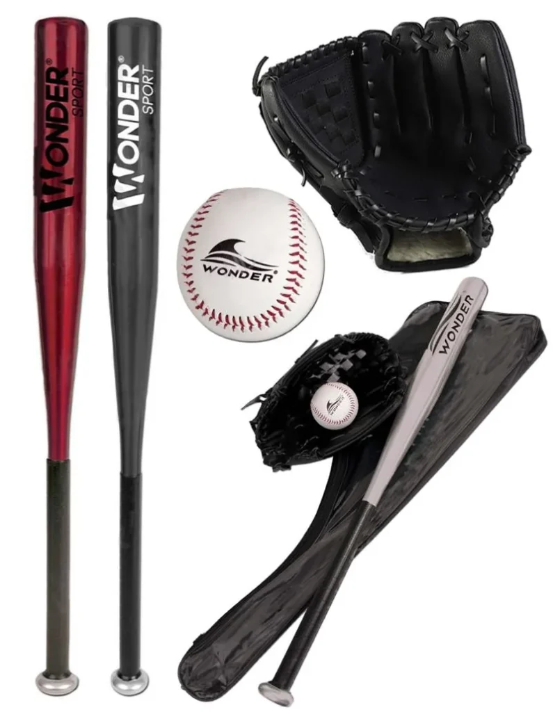 Set De Baseball Kit Béisbol Bate De Aluminio Guante Y Pelota