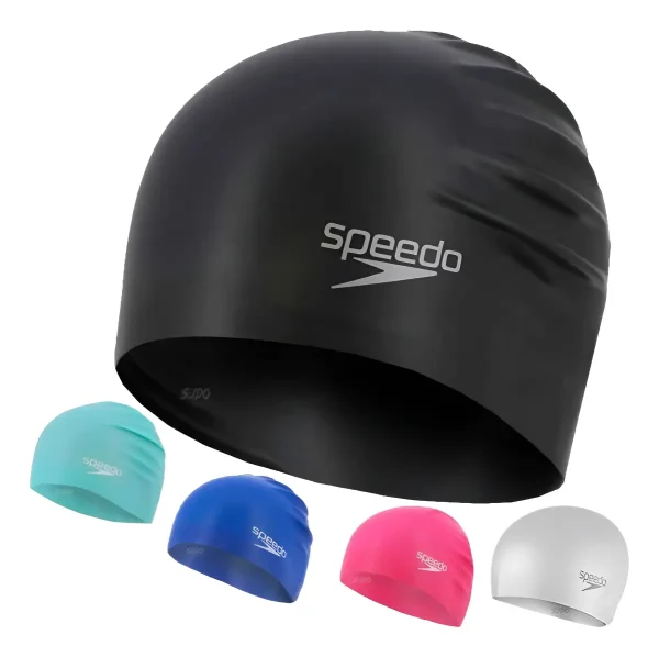 Gorro De Natación Speedo Long Hair Adulto Silicona Piscina