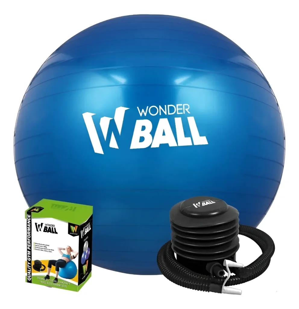 Balon Pilates Yoga Pelota Abdominales Gym 75 Cm + Inflador