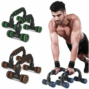 Soporte Flexiones De Pecho Push Up Barra Lagartijas Gimnasio - Verde