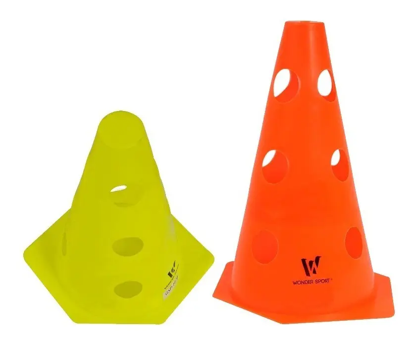 Cono Señalización Con Huecos 23 Cm Entrenamiento Deportivo