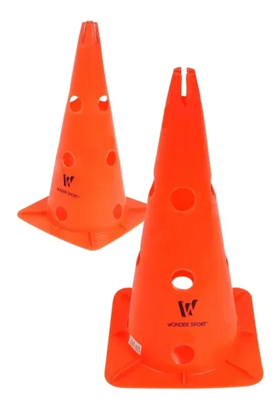 Cono Señalización Con Huecos 40 Cm Entrenamiento Deportivo