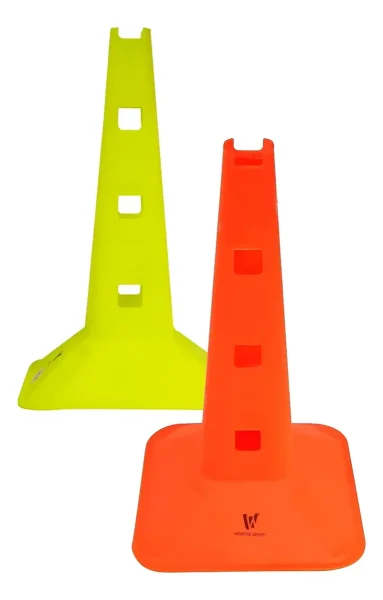 Cono Señalización Con Huecos 40 Cm Entrenamiento Deportivo