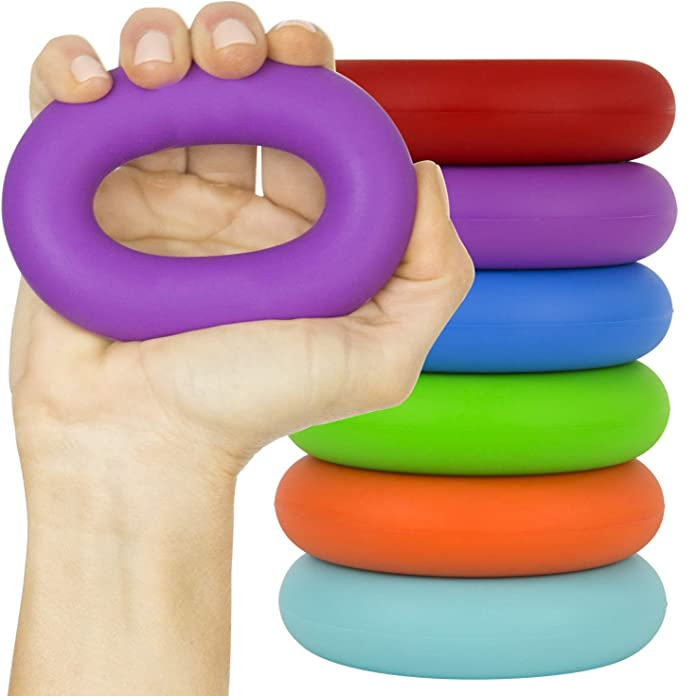Anillo Hand Grip 40 Libras — Ejercitador de Antebrazo, Muñeca y Mano