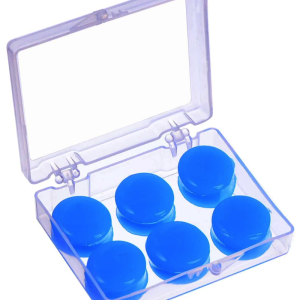 Tapa Oídos Silicona Moldeables X 3 Pares Natación + Estuche