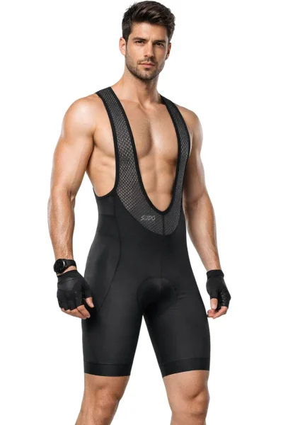 Pantaloneta Ciclismo Hombre Badana Gel Tirantas Bicicleta