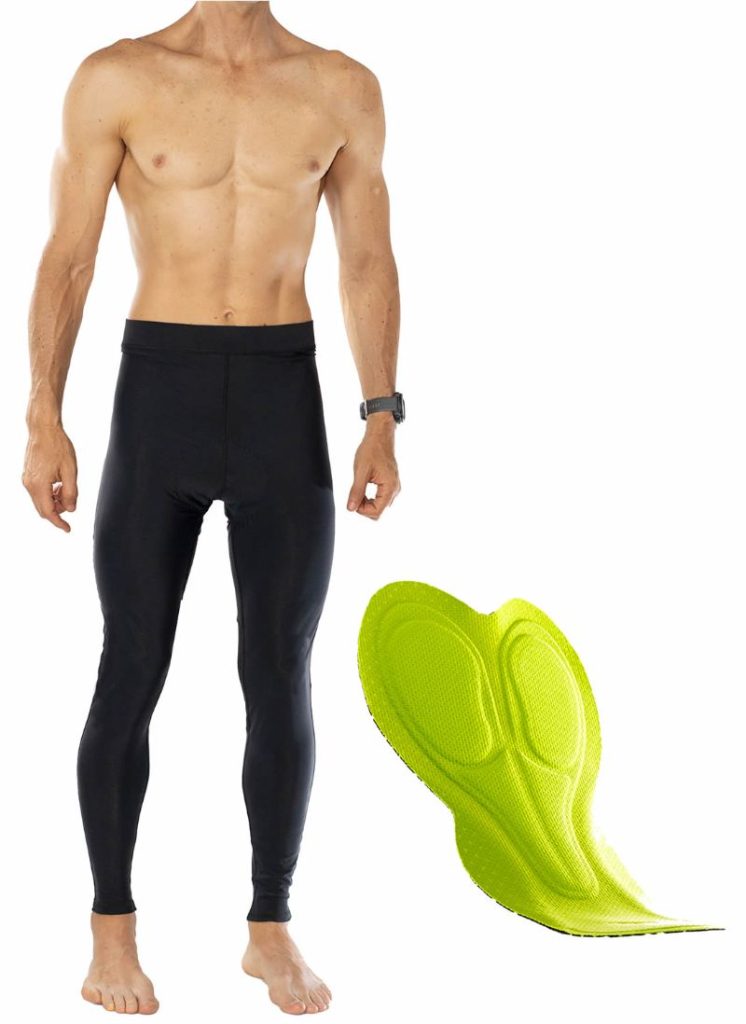 Pantalon Badana Ciclismo Gel Lycra Larga Hombre Bicicleta