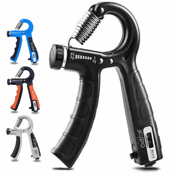 Tensor Hand Grip 60 Kg Contador Fortalece Mano Terapia Brazo