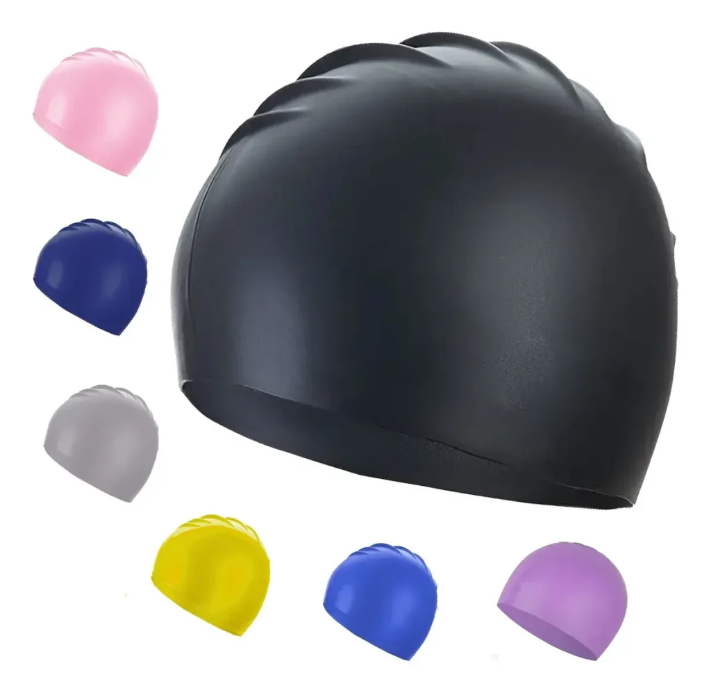 Gorro Natacion Buceo Piscina Silicona Entrenamiento Deporte