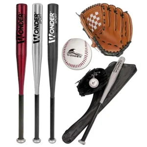 Set De Baseball Kit Béisbol Bate Aluminio Guante Pelota 24