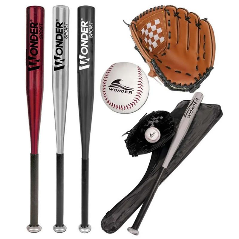 Set De Baseball Kit Béisbol Bate Aluminio Guante Pelota 24