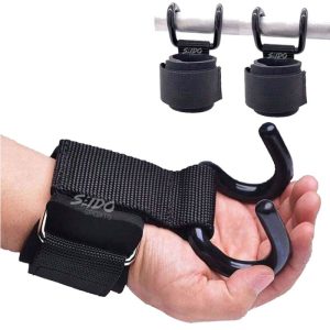 Muñequeras Gancho Straps X2 Levantamiento Pesas Correas Gym