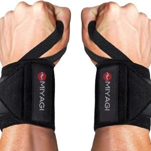 Vendas Straps X2 Muñequeras Levantamiento Pesas Soporte Gym