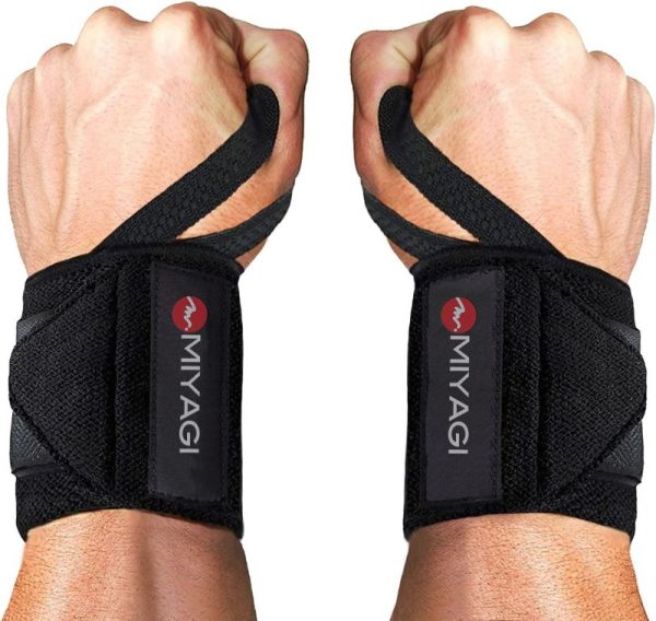 Vendas Straps X2 Muñequeras Levantamiento Pesas Soporte Gym