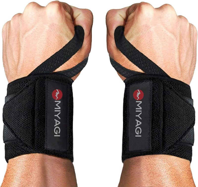 Vendas Straps X2 Muñequeras Levantamiento Pesas Soporte Gym