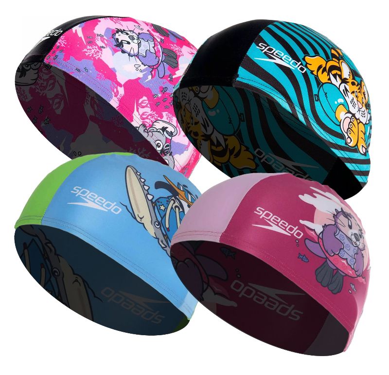 Gorro Natación Textil Niños Speedo Printed Character Piscina