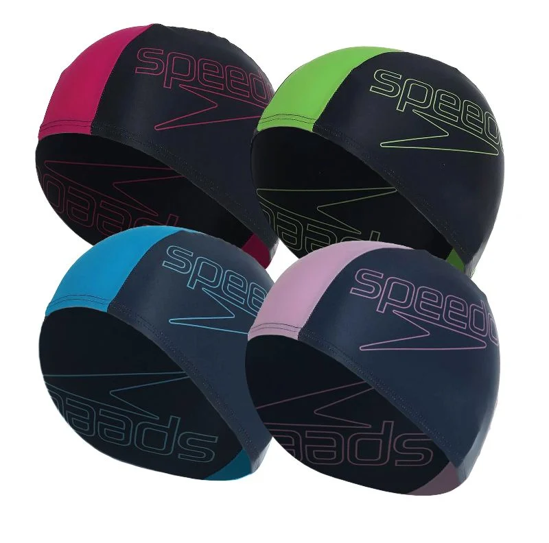 Gorro Natación Textil Niños Speedo Color Block Piscina Buceo