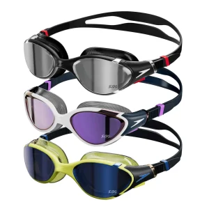 Gafas Natacion Speedo Biofuse 2.0 Mirror Lentes Antiniebla - Azul